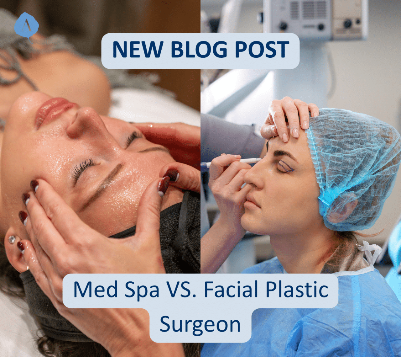 The difference between med spa and facial plastic surgeon